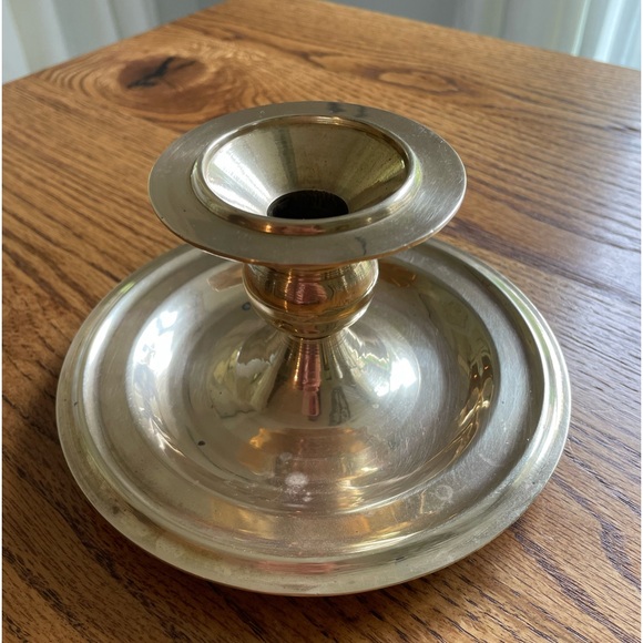 Vintage brass candle holder - Picture 3 of 13